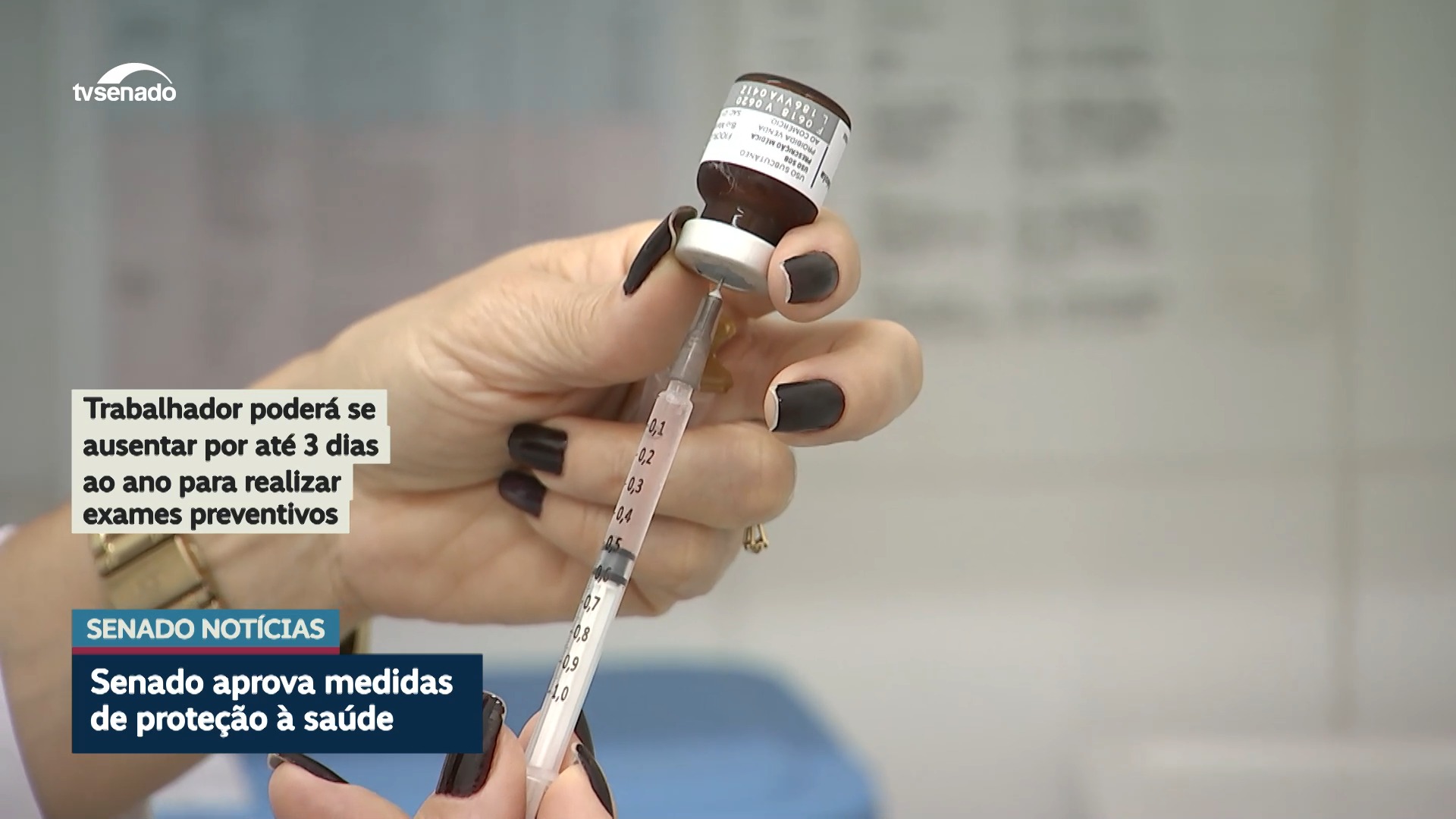 Vídeo: Senado aprova: informações de saúde para trabalhadores e Estatuto do Paciente