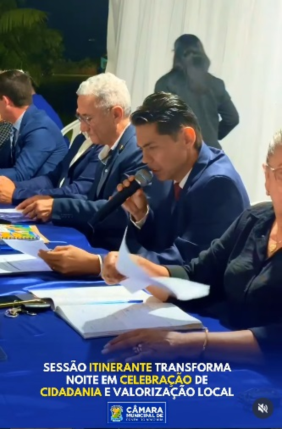 A Câmara Municipal de Pontal do Araguaia realiza a primeira Sessão Itinerante