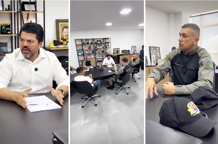 Prefeitura e 3º CRPM acertam detalhes para o lançamento do Linha de Frente