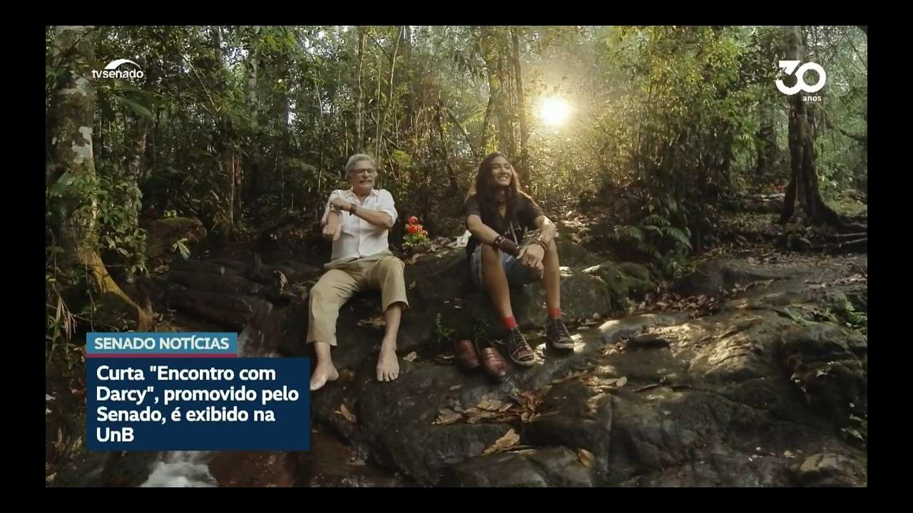 Vídeo: Senado leva o filme 'Encontro com Darcy' à Universidade de Brasília