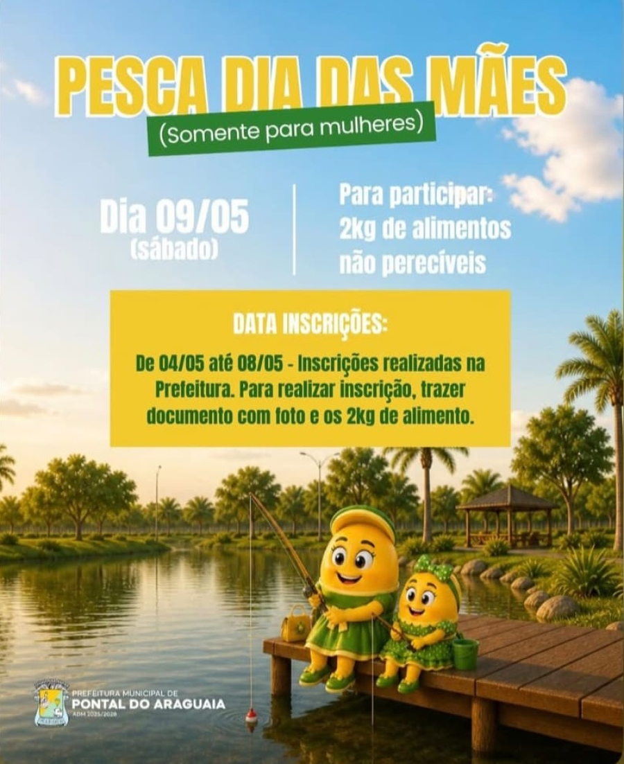 PESCARIA DIA DAS MÃES NO LAGO EM PONTAL DO ARAGUAIA
