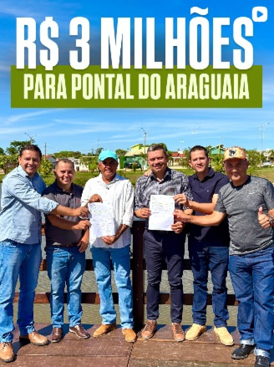 Pontal do Araguaia recebe R$ 3 milhões para a construção de novas pontes no município!