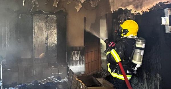 Bombeiros combatem incêndio em primeira ocorrência após inauguração de unidade em Querência
