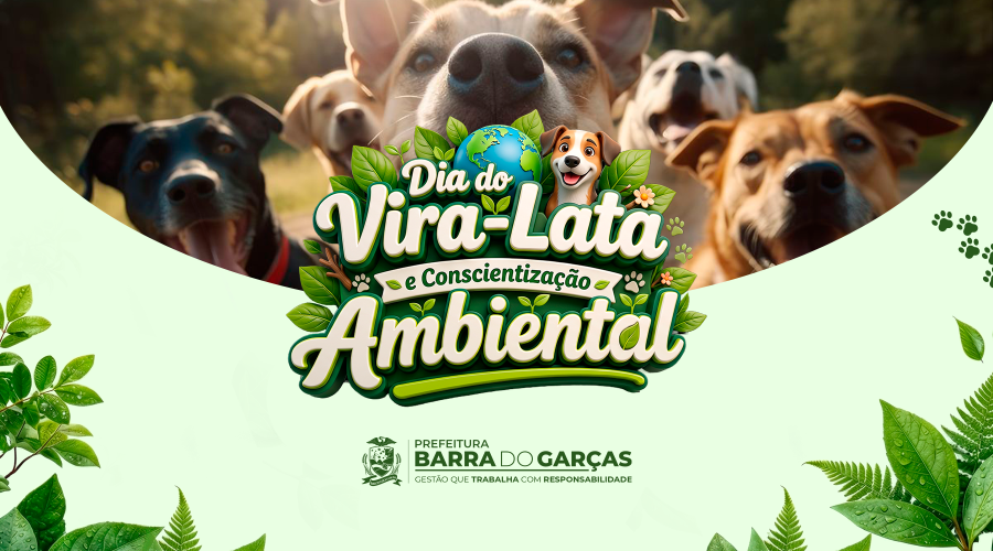 Prefeitura de Barra do Garças realiza dia de adoção de pets e conscientização ambiental no estacionamento do shopping
